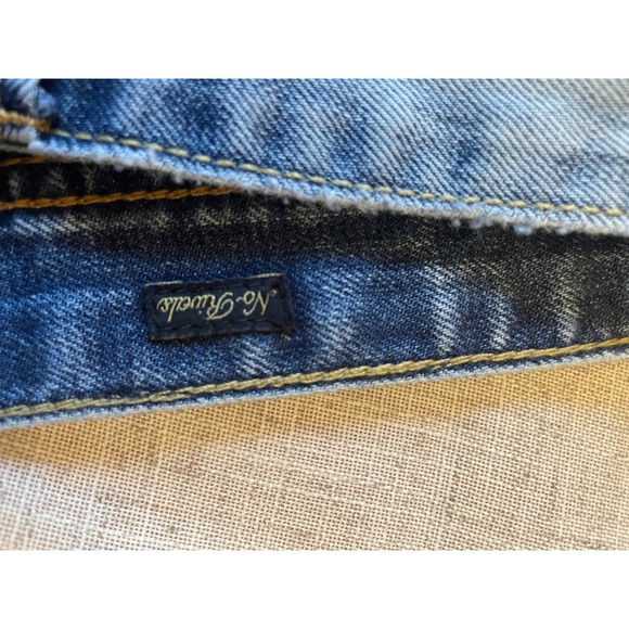 AKOO Denim Jeans‎ Mens 44 Logger Fit Blue Distressed - Picture 8 of 14